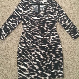 Calvin Klein Abstract Print Dress